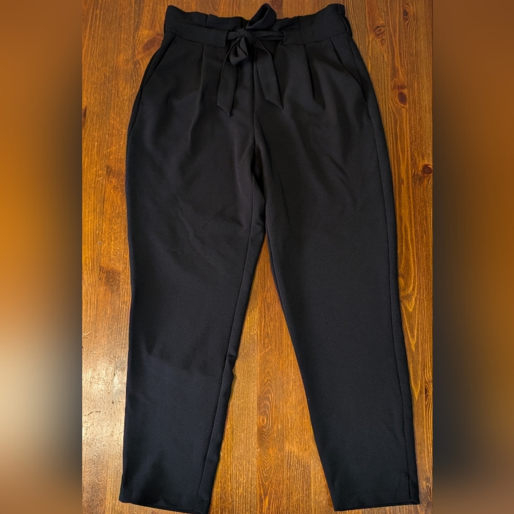 Dynamite Black Dress Pants Straight-Leg Design